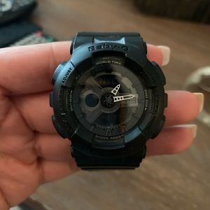 Black on Black Baby G Shock Women’s Watch